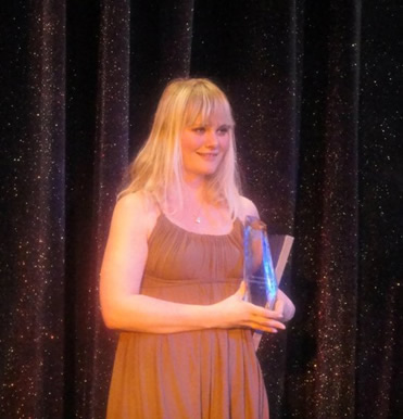 Olof Erla Einarsdottir's Ravenheart acceptance speech at the 2011 Gemmell Awards