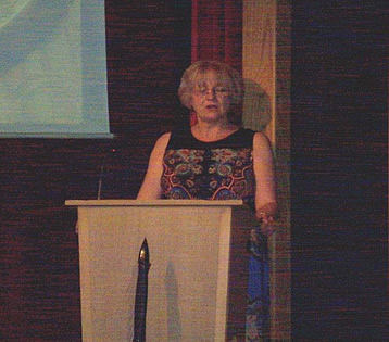 Anne Nicholls reads an extract from David Gemmell's Waylander at the 2012 Gemmell Awards