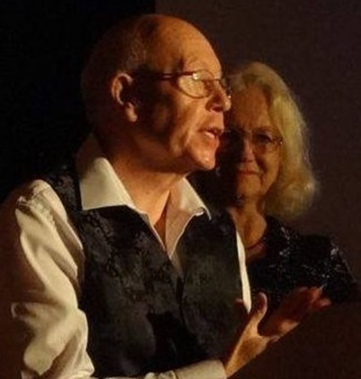 Stan and Anne Nicholls presenting at the 2015 Gemmell Awards