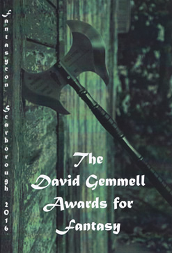 The David Gemmell Awards For Fantasy 2016 programme book